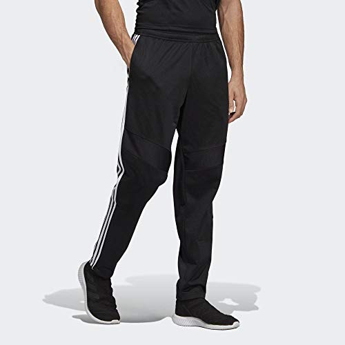 Adidas Tiro 19 Polyestere Hose Pantalones Deportivos, Hombre, Negro (Black/White), L Adidas Tiro 19 Polyestere Hose Pantalones Deportivos, Hombre, Negro (Black/White), L