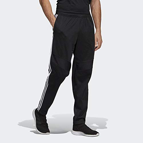 Adidas Tiro 19 Polyestere Hose Pantalones Deportivos, Hombre, Negro (Black/White), L