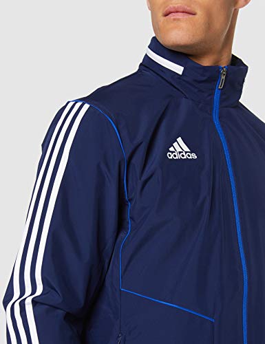 adidas TIRO19 AW JKT Chaqueta de Deporte, Hombre, Dark Blue/White, M adidas TIRO19 AW JKT Chaqueta de Deporte, Hombre, Dark Blue/White, M