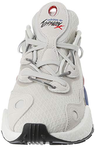 adidas Torsion X, Zapatillas de Gimnasio Hombre, Crystal White/Grey One F17/Scarlet, 42 EU