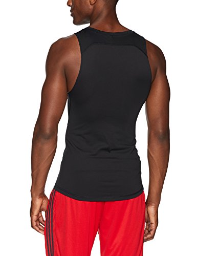 adidas Training Alphaskin Sport Tank Camiseta sin Mangas, Negro, Small para Hombre