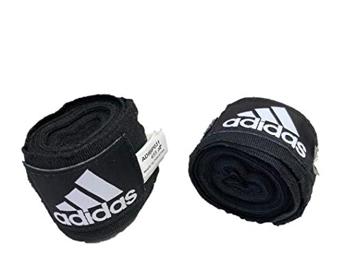 adidas - Vendas de Boxeo, Sigue Las Nuevas Reglas de la AIBA, Todo el año, Unisex, Color Negro - Negro, tamaño 5.7 x 4.5 m