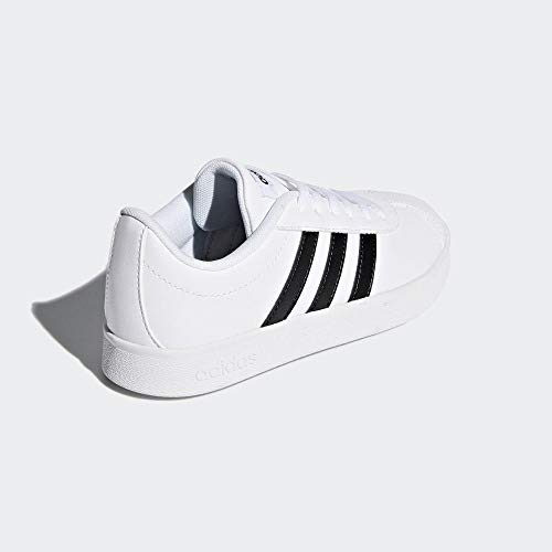 Adidas VL Court 2.0 K, Zapatillas de Deporte Unisex Adulto, Blanco (Footwear White/Core Black/Footwear White 0), 38 2/3 EU Adidas VL Court 2.0 K, Zapatillas de Deporte Unisex Adulto, Blanco (Footwear White/Core Black/Footwear White 0), 38 2/3 EU