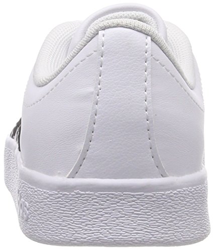 Adidas VL Court 2.0 K, Zapatillas de Deporte Unisex Adulto, Blanco (Footwear White/Core Black/Footwear White 0), 38 2/3 EU Adidas VL Court 2.0 K, Zapatillas de Deporte Unisex Adulto, Blanco (Footwear White/Core Black/Footwear White 0), 38 2/3 EU