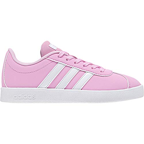 Adidas Vl Court 2.0 K, Zapatillas de deporte Unisex niños, Rosa (Rosa 000), 36 2/3 EU