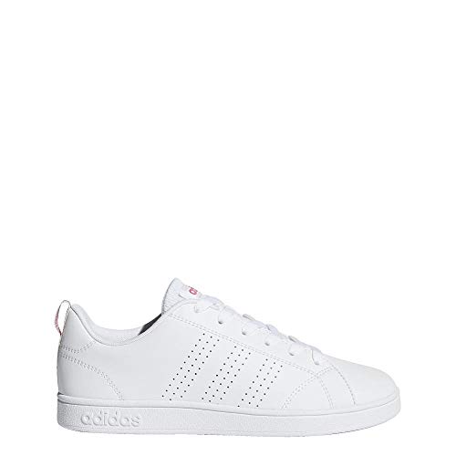 adidas Vs Advantage Cl K, Zapatillas de Deporte Unisex Niños, Blanco (Ftwbla/Ftwbla/Supros), 30.5 EU