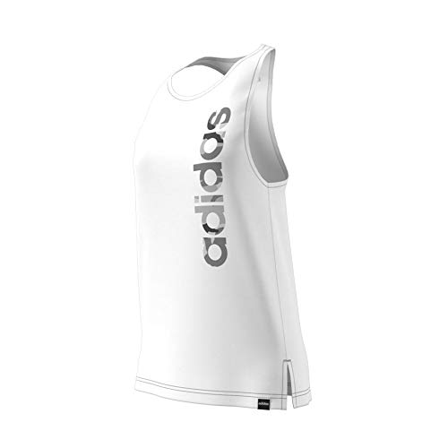 adidas W Boxed Camo Tk Camiseta sin Mangas, Mujer, White/Black, M adidas W Boxed Camo Tk Camiseta sin Mangas, Mujer, White/Black, M