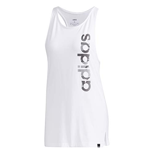 adidas W Boxed Camo Tk Camiseta sin Mangas, Mujer, White/Black, M adidas W Boxed Camo Tk Camiseta sin Mangas, Mujer, White/Black, M