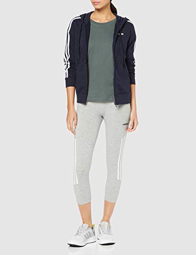 adidas W E 3S FZ HD Sudadera, Mujer, Azul (Legend Ink/White), XL adidas W E 3S FZ HD Sudadera, Mujer, Azul (Legend Ink/White), XL