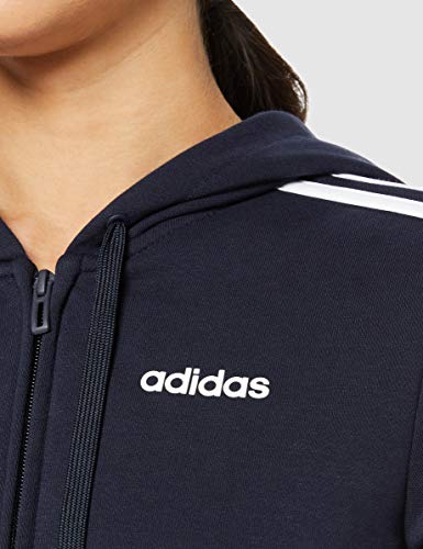 adidas W E 3S FZ HD Sudadera, Mujer, Azul (Legend Ink/White), XL adidas W E 3S FZ HD Sudadera, Mujer, Azul (Legend Ink/White), XL