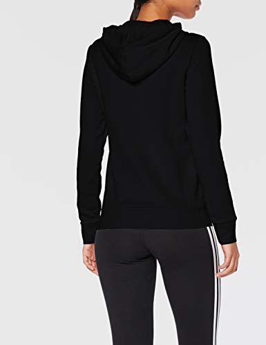 adidas W E Lin OH HD Sweatshirt, Mujer, Black/White, XS