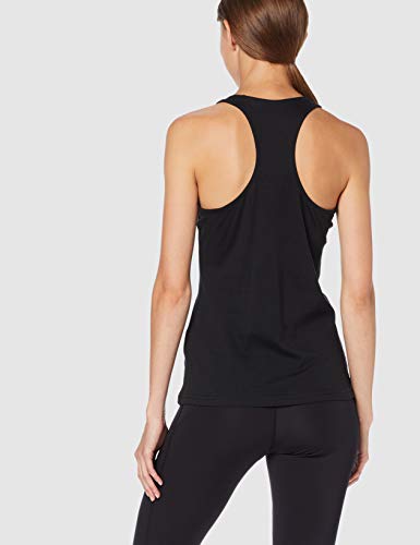 adidas W E Lin Slim TK Camiseta sin Mangas, Mujer, Black/White, S adidas W E Lin Slim TK Camiseta sin Mangas, Mujer, Black/White, S