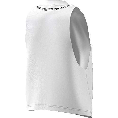 adidas W SL Graph tee Camiseta sin Mangas, Mujer, White, L adidas W SL Graph tee Camiseta sin Mangas, Mujer, White, L