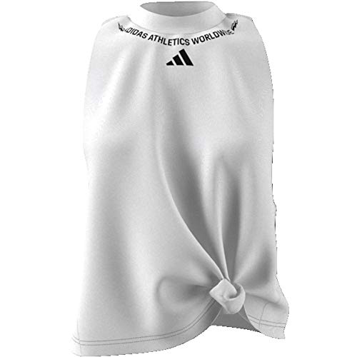 adidas W SL Graph tee Camiseta sin Mangas, Mujer, White, L adidas W SL Graph tee Camiseta sin Mangas, Mujer, White, L