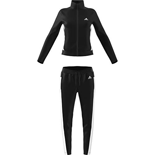 adidas W TS Teamsports Chándal, Mujer, Black/Black, M adidas W TS Teamsports Chándal, Mujer, Black/Black, M