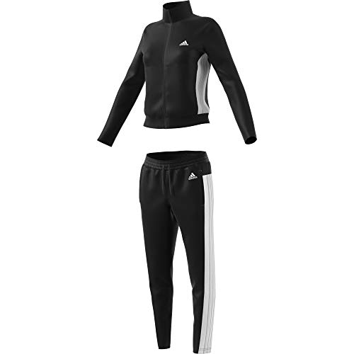 adidas W TS Teamsports Chándal, Mujer, Black/Black, M adidas W TS Teamsports Chándal, Mujer, Black/Black, M