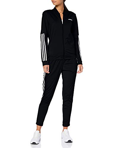 adidas WTS BACK2BAS 3S Chándal, Mujer, Negro (Black/Black/White), M adidas WTS BACK2BAS 3S Chándal, Mujer, Negro (Black/Black/White), M