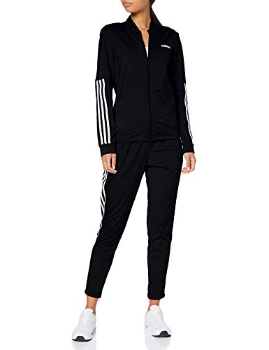 adidas WTS BACK2BAS 3S Chándal, Mujer, Negro (Black/Black/White), M