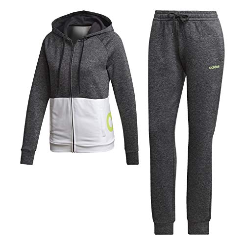 adidas WTS Lin FT Chándal, Mujer, Gris, M adidas WTS Lin FT Chándal, Mujer, Gris, M