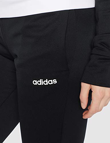 adidas WTS Lin Ft Hood - Chándal para Mujer, White/Black, L adidas WTS Lin Ft Hood - Chándal para Mujer, White/Black, L