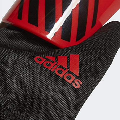 adidas X Club Espinilleras, Unisex Adulto, Active Red/Black/Off White, S