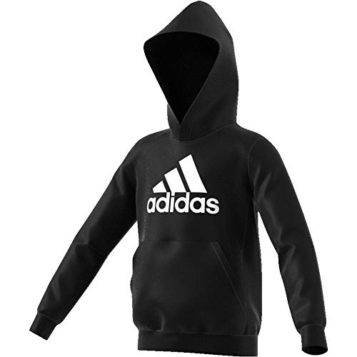 adidas YB MH BOS PO Sudadera, Niños, Black/White, 4-5Y