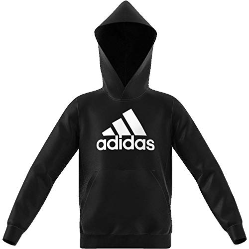 adidas YB MH BOS PO Sudadera, Niños, Black/White, 4-5Y