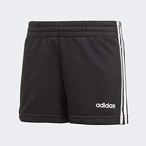 adidas YG E 3S Short Pantalones Cortos de Deporte, Niñas, Black/White, 4-5Y adidas YG E 3S Short Pantalones Cortos de Deporte, Niñas, Black/White, 4-5Y
