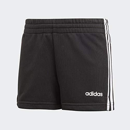 adidas YG E 3S Short Pantalones Cortos de Deporte, Niñas, Black/White, 910Y