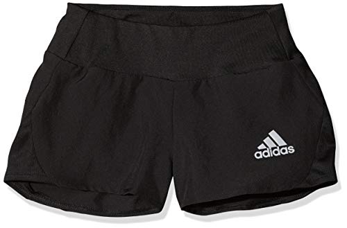 adidas YG TR Run SH Pantalones Cortos de Deporte, Niñas, Black/Reflective Silver, 1314