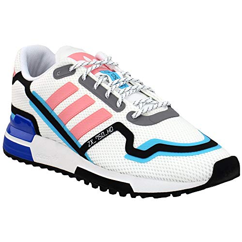 adidas Zx 750 Hd Zapatillas de correr para hombre Fv2872, Blanco (Blanco/Rosa brillante/Negro), 43 EU