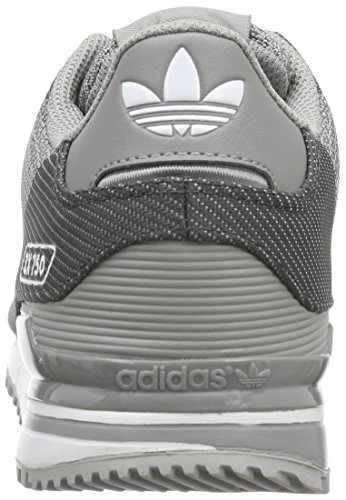 adidas ZX 750 WV, Zapatillas de Deporte para Hombre, Gris/Blanco (Grpumg/Grpuch/Ftwbla), 38 2/3 EU