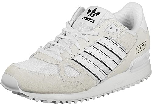 adidas ZX 750, Zapatillas de Deporte para Hombre, Blanco (Ftwbla/Ftwbla/Negbas), 38 EU