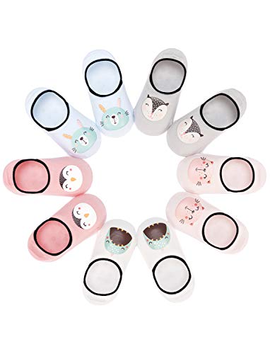 Adorel Calcetines Invisibles Antideslizantes para NiƱas Lote de 5 Gato & Rraposo & Lechuza 2-3 AƱos (TamaƱo del Fabricante M) Adorel Calcetines Invisibles Antideslizantes para NiƱas Lote de 5 Gato & Rraposo & Lechuza 2-3 AƱos (TamaƱo del Fabricante M)