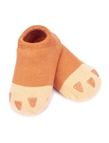 Adorel Calcetines Zapato Antideslizantes para Bebé Lote de 6 Pata de Gato 1-2 Años (Tamaño del Fabricante M)