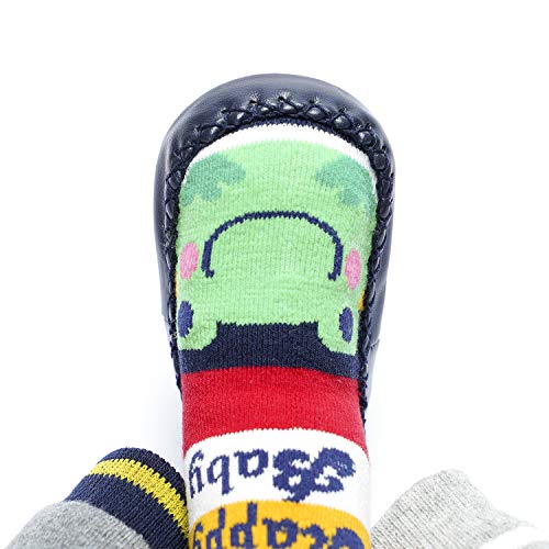 Adorel Calcetines Zapatos Antideslizantes para Bebé 3 Pares Happybaby & Rana & Mono 24-25 (Tamaño del Fabricante 16) Adorel Calcetines Zapatos Antideslizantes para Bebé 3 Pares Happybaby & Rana & Mono 24-25 (Tamaño del Fabricante 16)