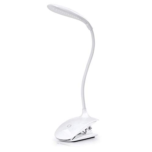 Adoric LED- Lámpara Escritorio con Panel Táctil Lámpara de Lectura Lámpara de Mesa 3 Niveles de Brillo USB Placentera para Los Ojos