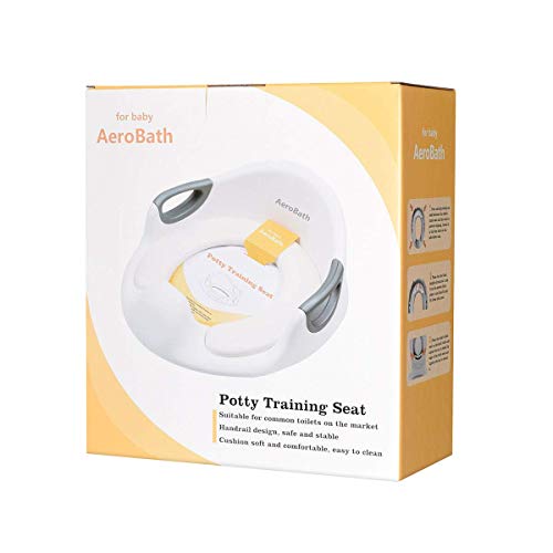 ADOVEL Asiento Inodoro para Niños, Reductor de WC para Bebé, Tapa WC con reposabrazos, respaldo, tapizado, deflector, diseño antideslizante, Ayuda para aprender a ir al baño ADOVEL Asiento Inodoro para Niños, Reductor de WC para Bebé, Tapa WC con reposabrazos, respaldo, tapizado, deflector, diseño antideslizante, Ayuda para aprender a ir al baño