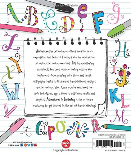 Adventures in Lettering: 40 exercises to improve your lettering skills: 40 Exercises & Projects to Master Your Hand-Lettering Skills