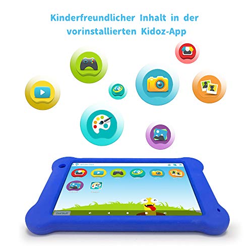 AEEZO Kids Tablet 7 Pulgadas WiFi Android 10 Tablet PC 2020 Nueva Pantalla FHD 1920x1200 IPS, 2GB RAM 32GB ROM, Control Parental, Kidoz Instalado, Protección de Ojos Anti Blue Light Screen (Azul)