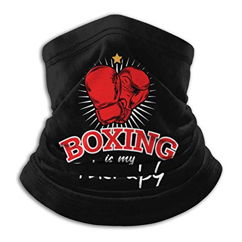 AEMAPE El Boxeo es mi Terapia Unisex sin Costuras Bandanas Cara Cubierta Cuello Polaina Diadema Bufanda