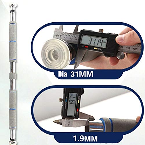 Aemiy Pull Up Bar para Puerta de Entrada con Agarre cómodo Equipo de Ejercicio Ajustable Barra dominadas para Pared Barra calistenia Aemiy Pull Up Bar para Puerta de Entrada con Agarre cómodo Equipo de Ejercicio Ajustable Barra dominadas para Pared Barra calistenia