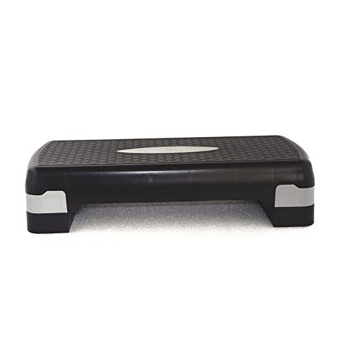 Aerobic Step 68cm Steps Board 3 Level Gym Removable Step Riser Block Ajustable Fitness Workout Yoga Pilates Fitness Home para casa Gimnasio Rutina de ejercicio Formació ( Color : Black , Size : 68cm )