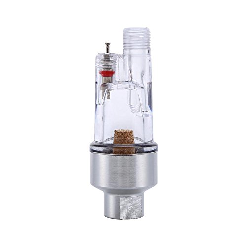 Aerógrafo Mini separador en línea Filtro de aire y trampa de agua para Se conecta a aerógrafos y mangueras con roscas de 1/8" Aerógrafo Mini separador en línea Filtro de aire y trampa de agua para Se conecta a aerógrafos y mangueras con roscas de 1/8"