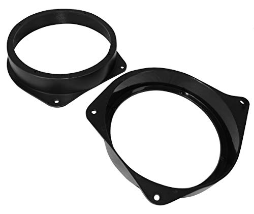 Aerzetix: 2 Adaptadores soportes de Altavoces - 165mm - Puertas Delanteras – para Automóvil Aerzetix: 2 Adaptadores soportes de Altavoces - 165mm - Puertas Delanteras – para Automóvil