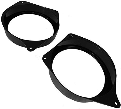 Aerzetix: 2 Adaptadores soportes de Altavoces - 165mm - Puertas Delanteras – para Automóvil Aerzetix: 2 Adaptadores soportes de Altavoces - 165mm - Puertas Delanteras – para Automóvil