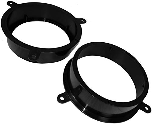 AERZETIX: 2 Adaptadores soportes de Altavoces - 165mm - Puertas Delanteras/Traseras – para Automóvil AERZETIX: 2 Adaptadores soportes de Altavoces - 165mm - Puertas Delanteras/Traseras – para Automóvil