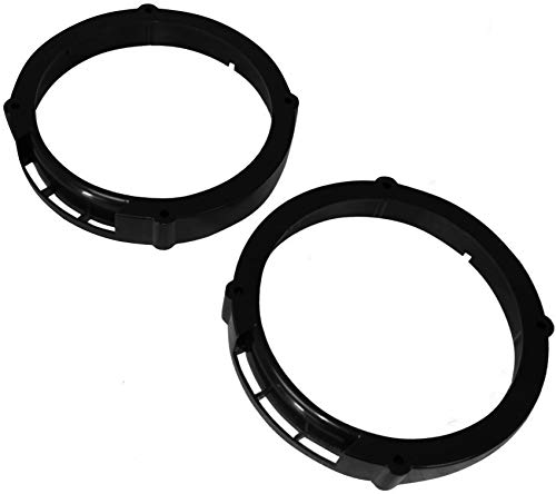 Aerzetix: 2 Adaptadores soportes de Altavoces - 165mm - Puertas Traseras – para Automóvil Aerzetix: 2 Adaptadores soportes de Altavoces - 165mm - Puertas Traseras – para Automóvil