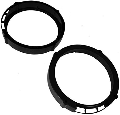 Aerzetix: 2 Adaptadores soportes de Altavoces - 165mm - Puertas Traseras – para Automóvil Aerzetix: 2 Adaptadores soportes de Altavoces - 165mm - Puertas Traseras – para Automóvil