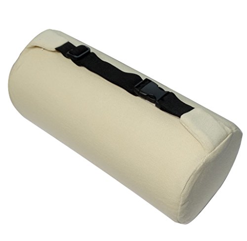 AERZETIX: Cojin reposacabezas para Coche con Espuma de Memoria 27/12cm Color Beige cilindrica C19896 AERZETIX: Cojin reposacabezas para Coche con Espuma de Memoria 27/12cm Color Beige cilindrica C19896
